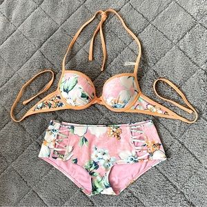 3/$20Aerie Brooke boy short swim suit - NWOT